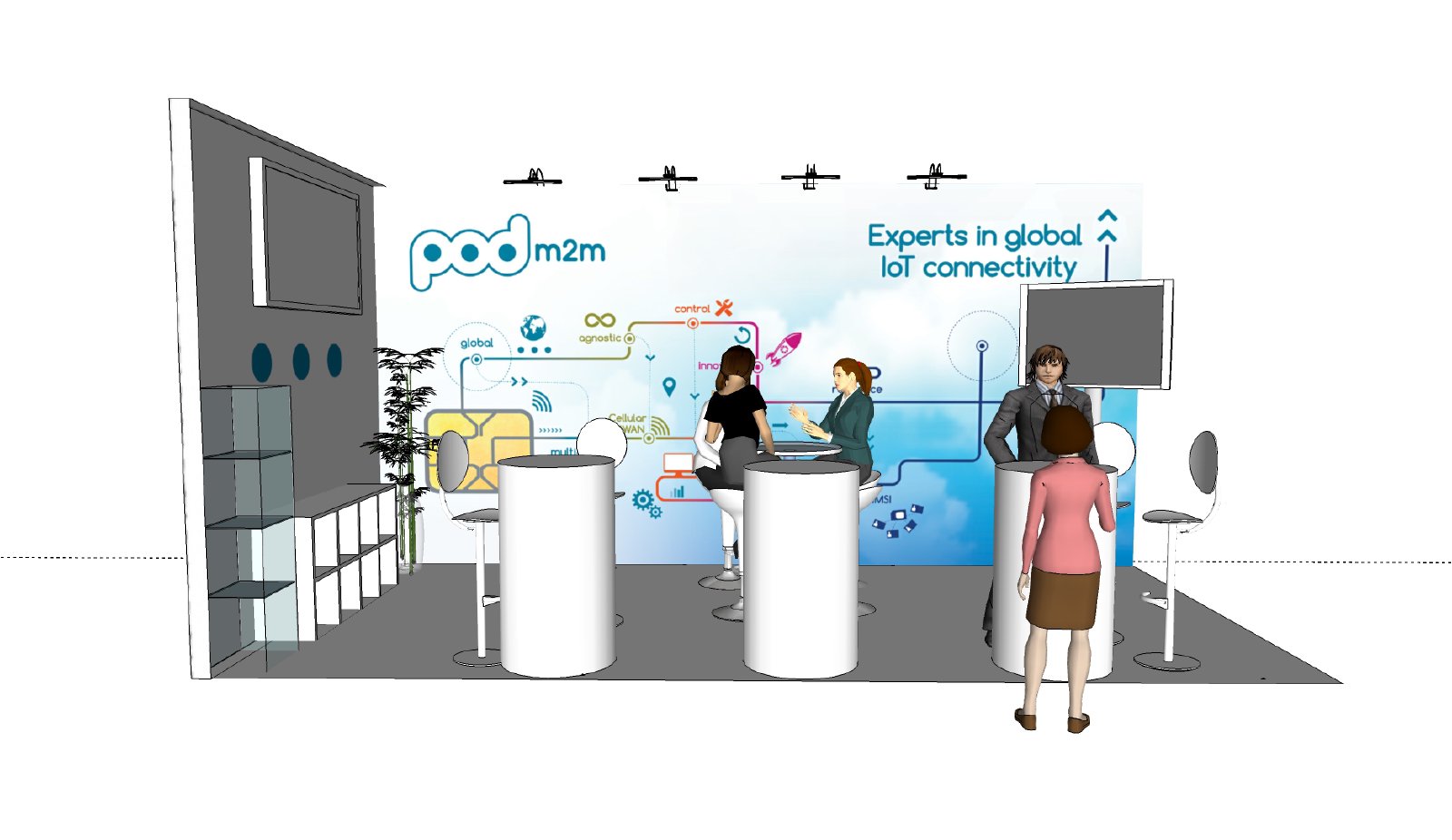 CTIA — Diseño de stand para feria