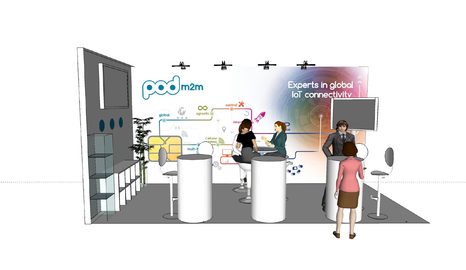 CTIA — Diseño de stand para feria