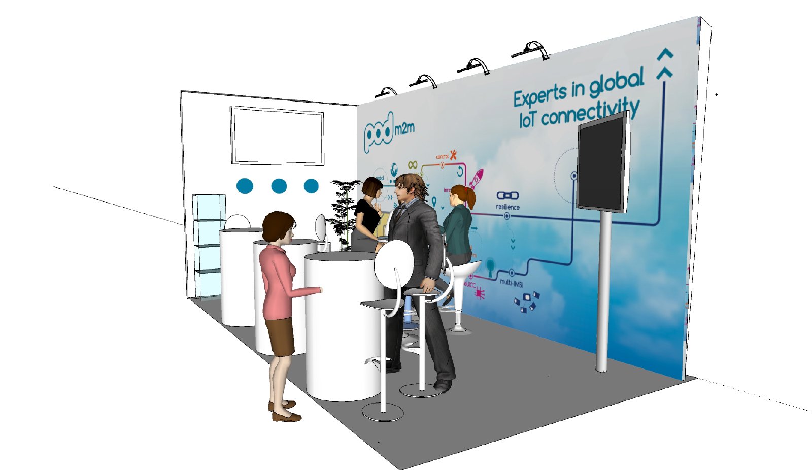 CTIA — Diseño de stand para feria