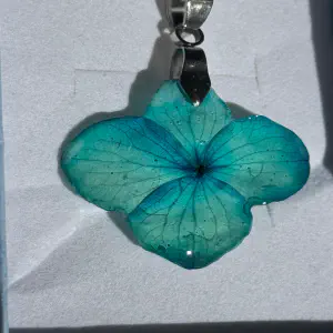 Turquoise Hydrangea Pendant